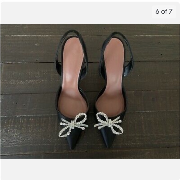 AMINA MUADDI ROSIE BLACK 36.5 WITH BOX AND DUSTBAG - Picture 6 of 7